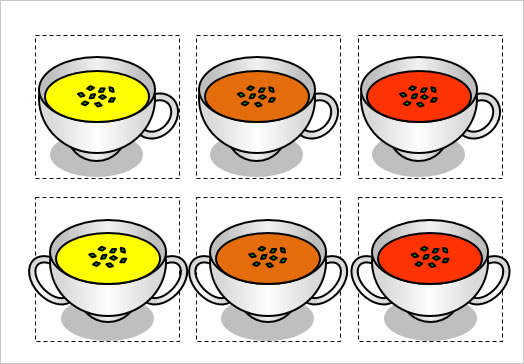 カップスープのイラストの画像１