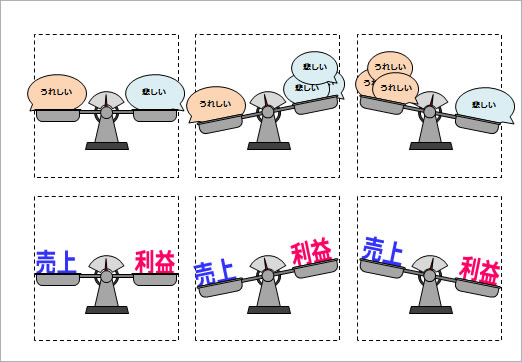 天秤のイラスト2 パワーポイント パワポ素材のぱわぽすけ