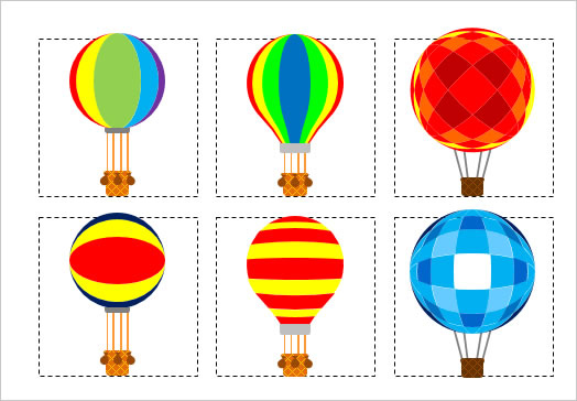 気球のイラストの画像２
