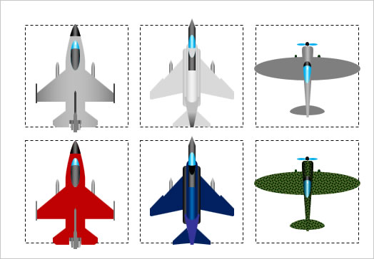 戦闘機のイラスト パワーポイント パワポ素材のぱわぽすけ