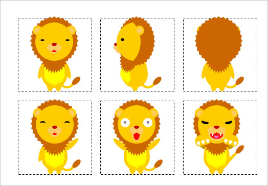 ライオンのイラストの画像２