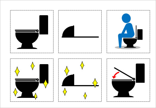 トイレで使えるマーク（３）の画像２