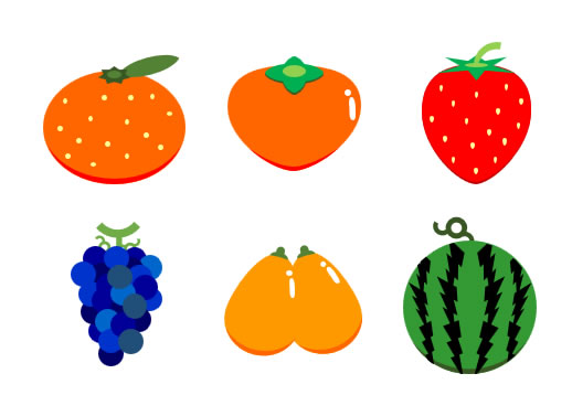 果物のイラスト1の画像