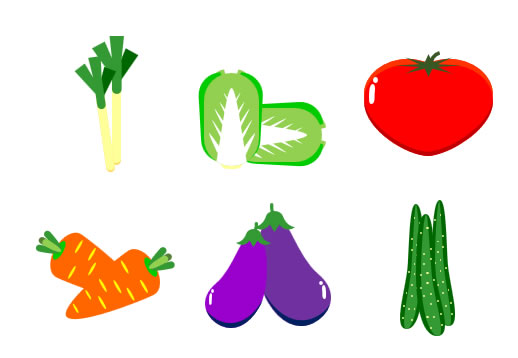 野菜のイラスト1の画像