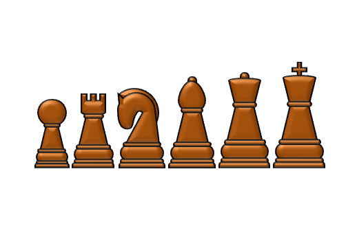 チェスの駒のイラスト1 Png形式イラスト画像 パワポ素材のぱわぽすけ