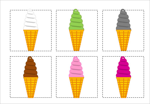 ソフトクリームのイラスト画像