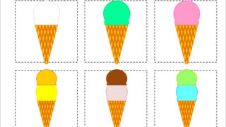アイスクリームのイラスト画像