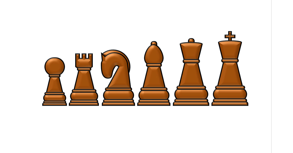 チェスの駒のイラスト1 Png形式イラスト画像 パワポ素材のぱわぽすけ